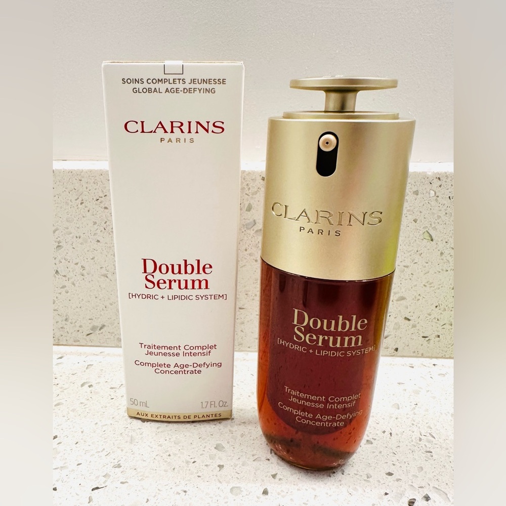 Clarins Paris Double Serum Complete Age-Defying Concentrate 50ml / 1.7oz New